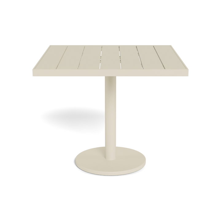 Vienna 36" Square Bistro Table by Harbour in Aluminum Bone
