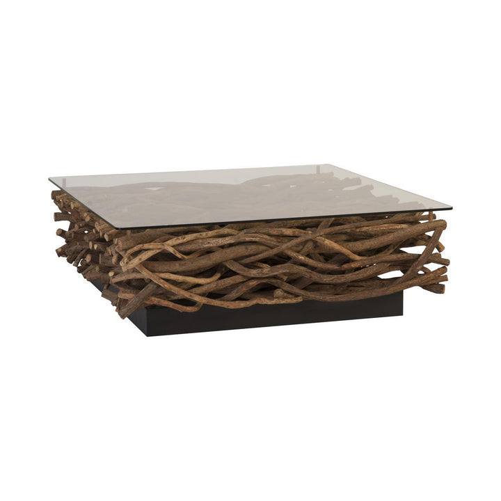 Vine Coffee Table, with Glass by Phillips Collection — centered product view