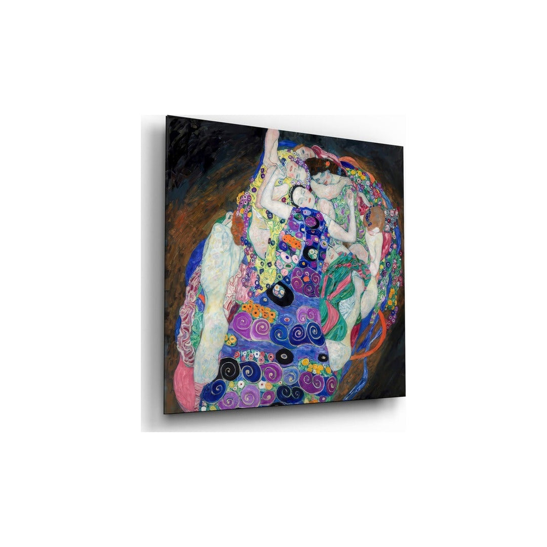 The Virgin by Gustav Klimt Glass Wall Art|| Designer Collection Insigne