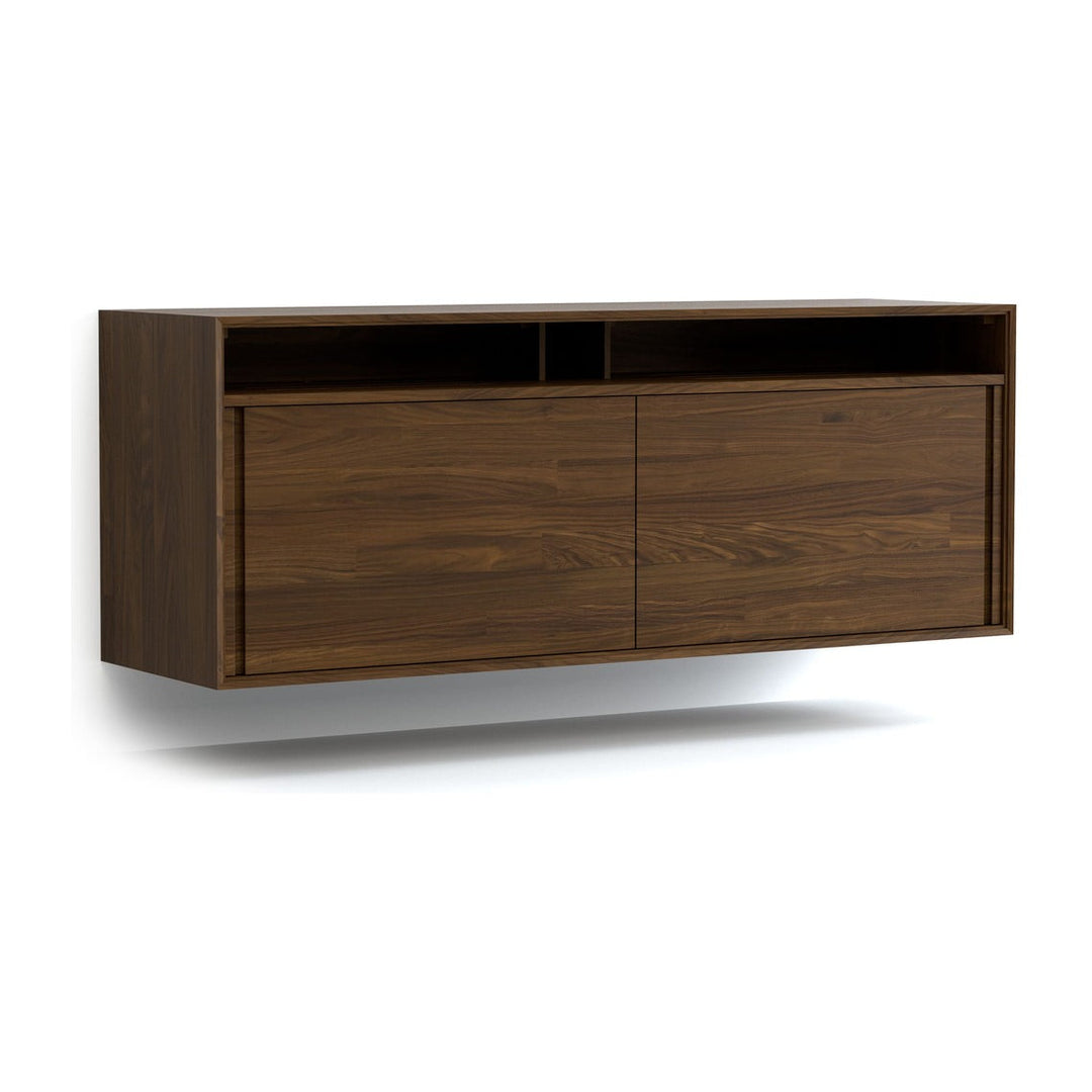 Wall Mounted 66-inch High 2-Door Media Cabinet Copeland Furniture