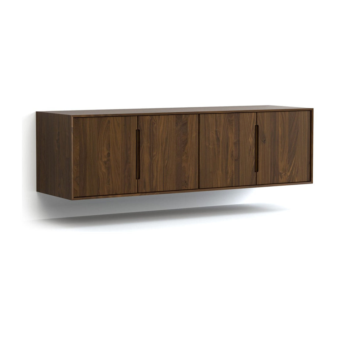 Wall Mounted 66-inch Low 4-Door Storage Console Copeland Furniture