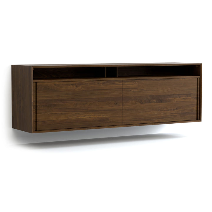 Wall Mounted 79-inch High 2-Door Media Cabinet by Copeland Furniture