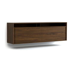 Wall Mounted 79-inch High 2-Door Media Cabinet Copeland Furniture