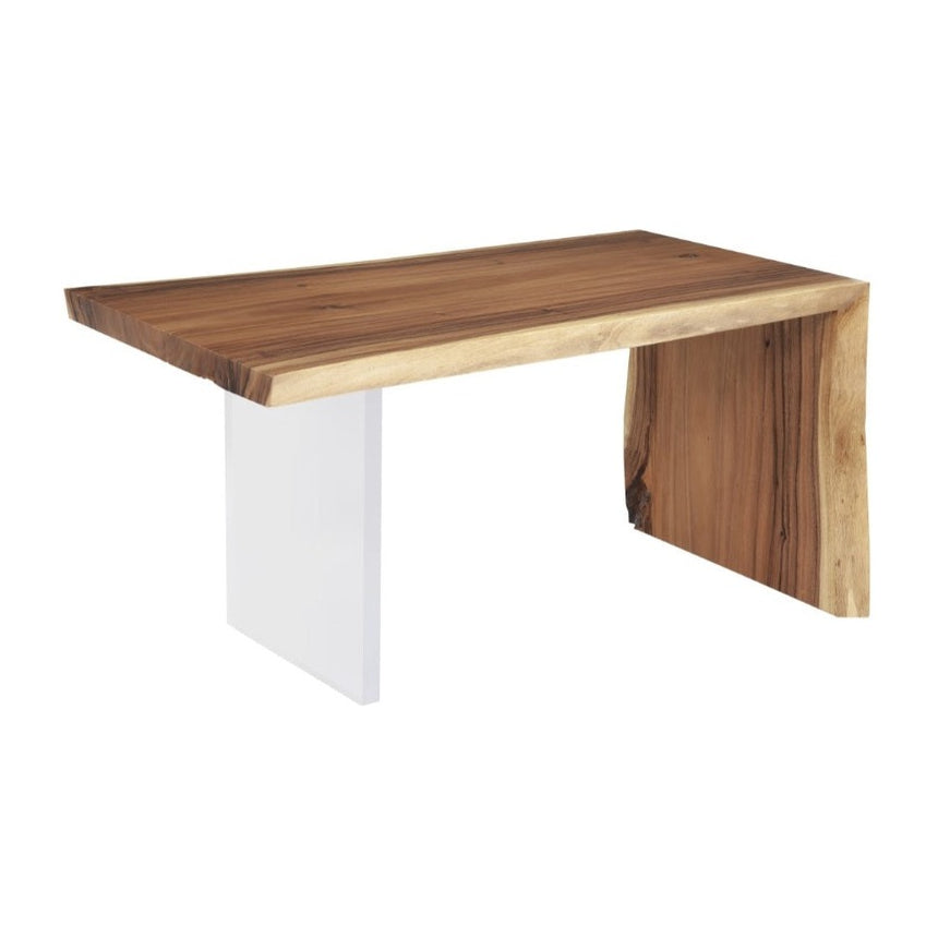 Waterfall Desk Natural, Acrylic Leg Phillips Collection