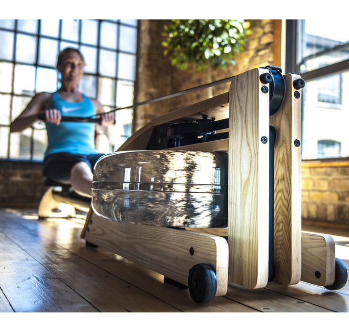 WaterRower Hybrid rowing machine in use