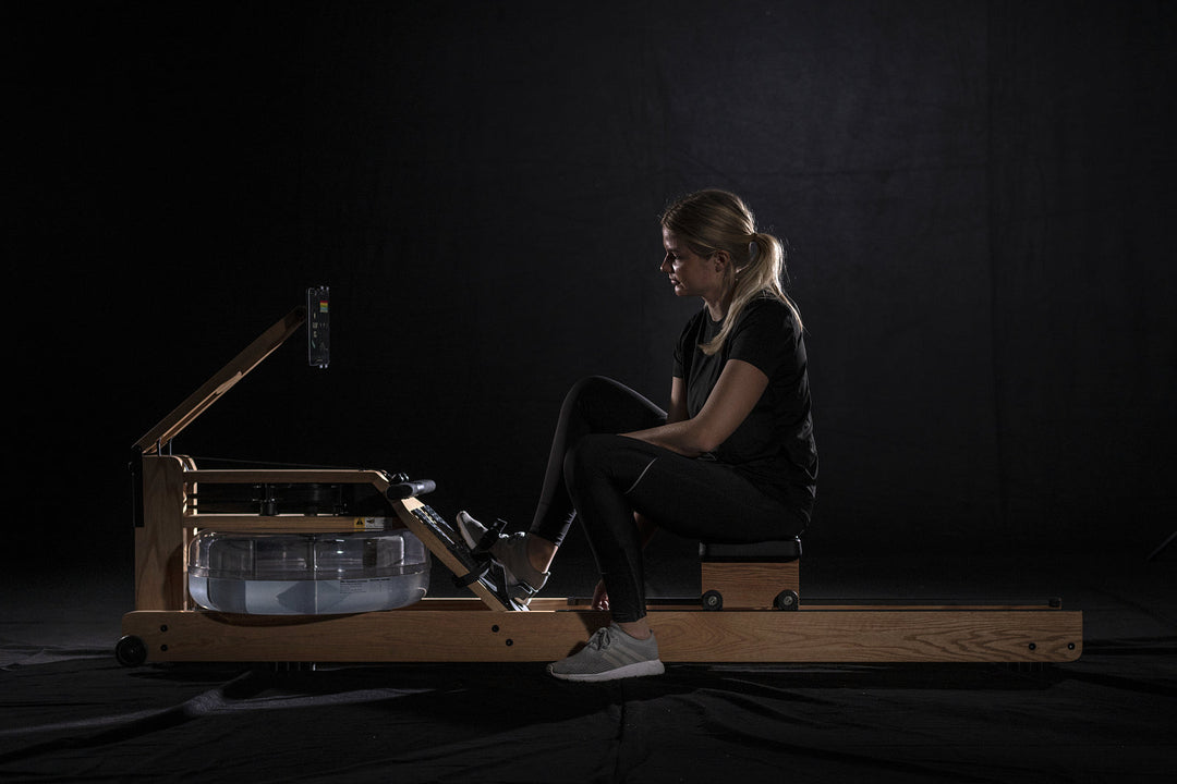 Wooden WaterRower in an interior