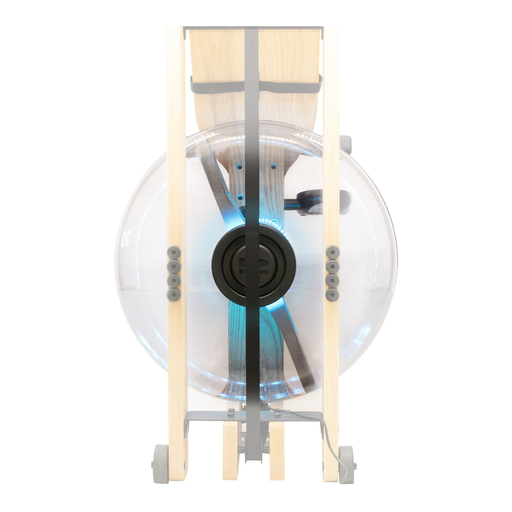 WaterRower LightRing illuminated without visible wall cable