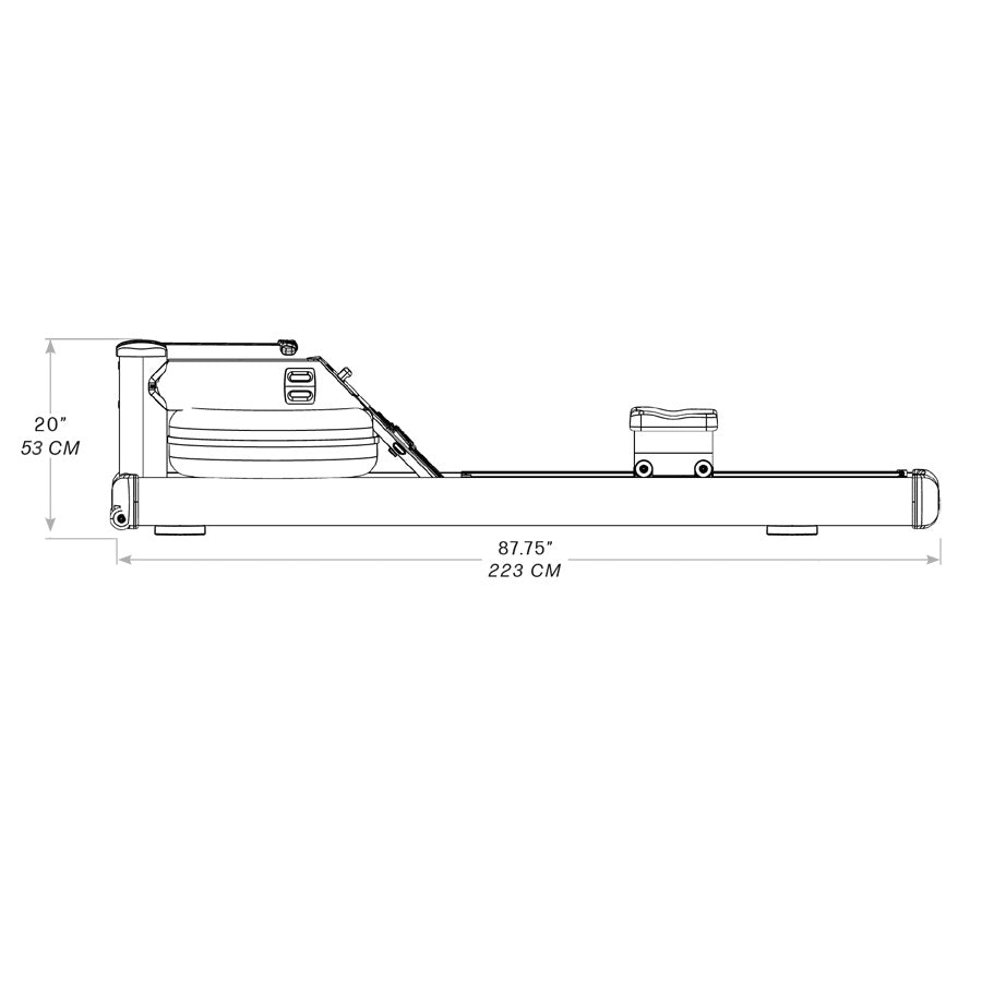 WaterRower M1 Metallic Rowing Machine