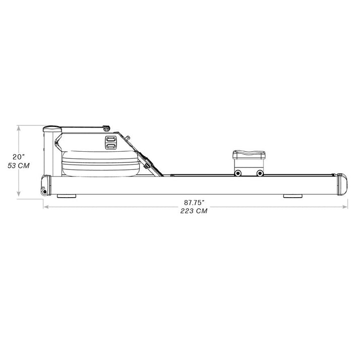 WaterRower M1 Metallic Rowing Machine