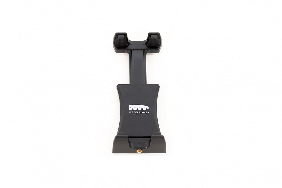 WaterRower Tablet Arm and Holder installed view 2