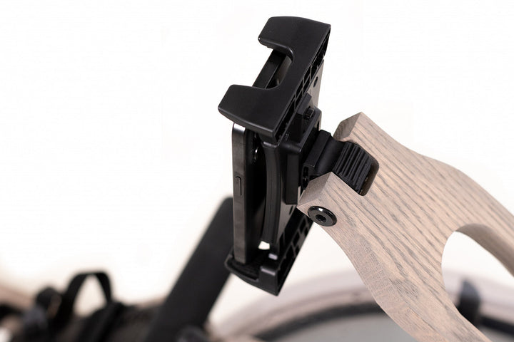 WaterRower Tablet Arm and Holder installed view 7