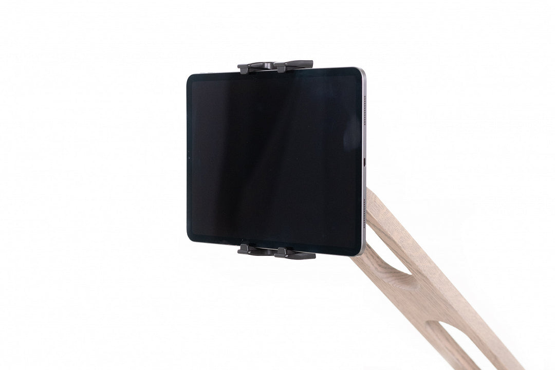 WaterRower Tablet Arm and Holder installed view 9