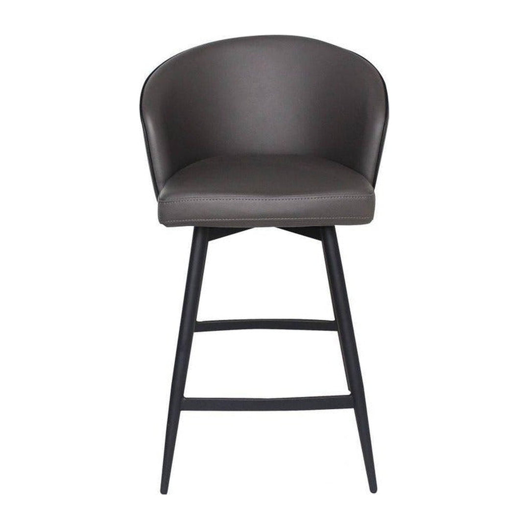 WEBBER SWIVEL COUNTER STOOL CHARCOAL Moes Home