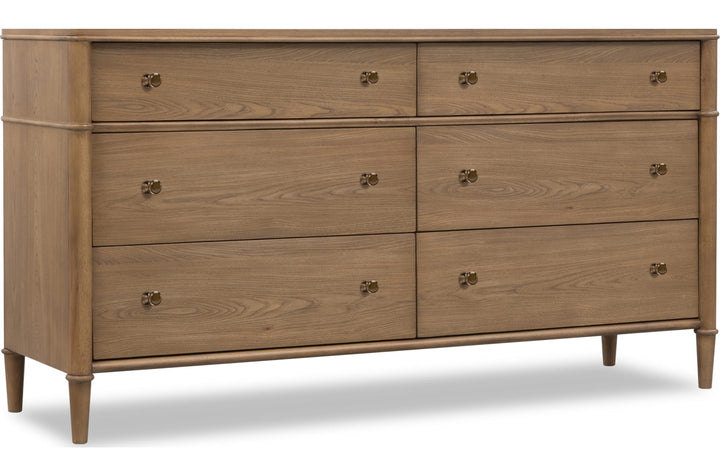 Whitmore Dresser in Claystone — on a white background