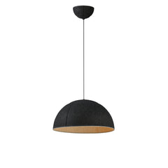 Wimbledon 16" LED Pendant by ET2 Lighting in Dark Gray, front view