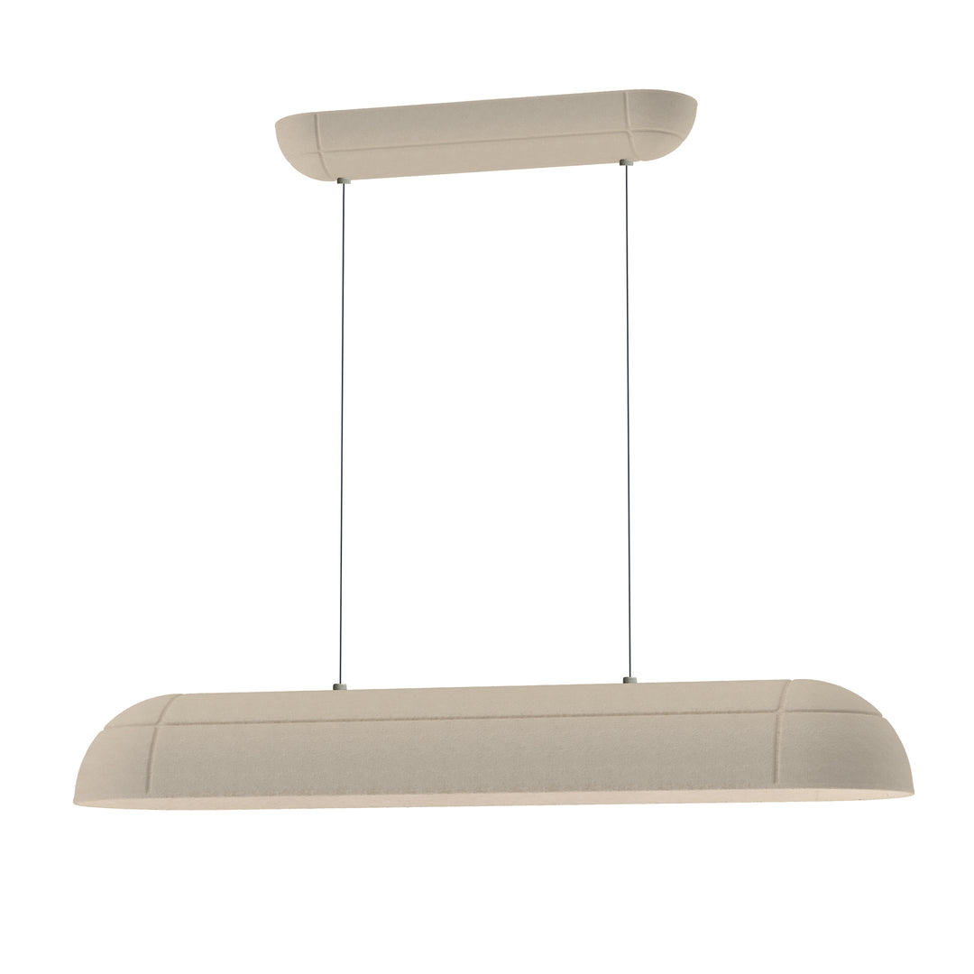 Wimbledon 41" LED Linear Pendant by ET2 Lighting in Light Cream finish