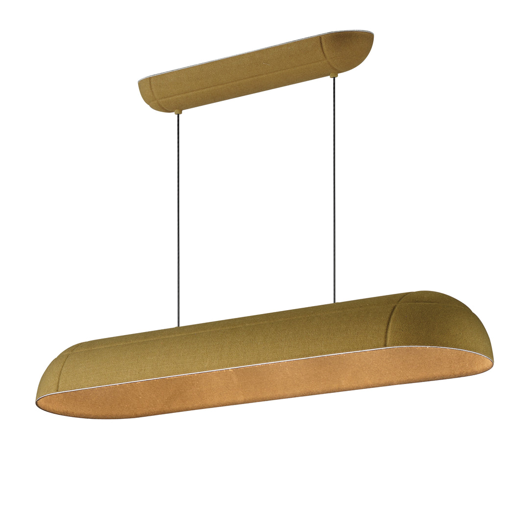 Wimbledon 41" LED Linear Pendant by ET2 Lighting in Olive finish