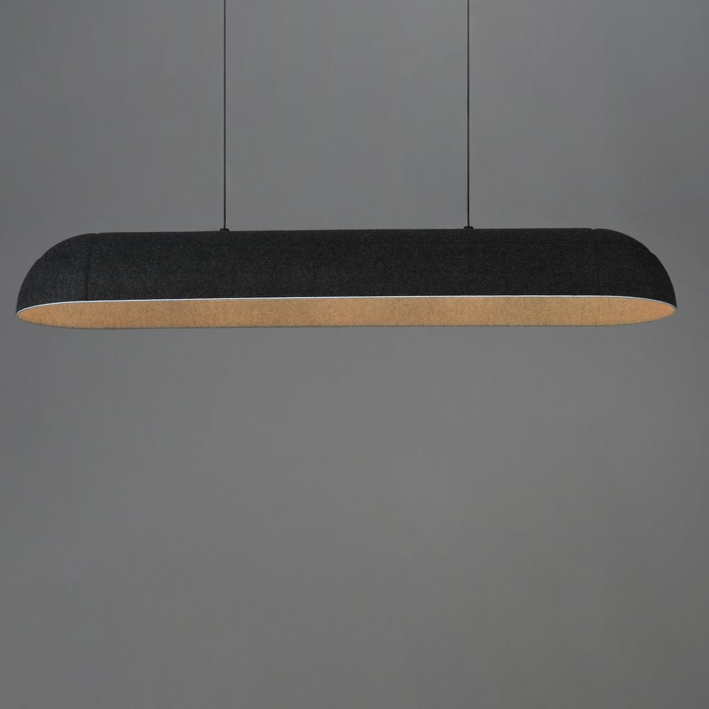 Wimbledon 41" LED Linear Pendant by ET2 Lighting, styled view 1