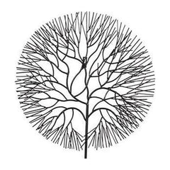 Wire Tree Wall Art, Circle, Metal Phillips Collection