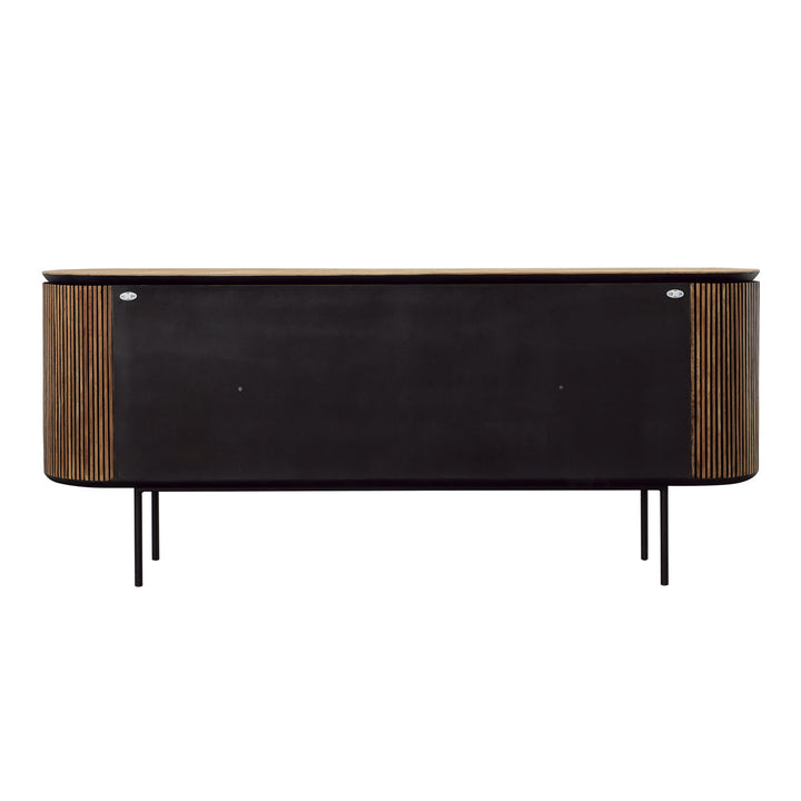 Darby Teak and Metal Sideboard, back view