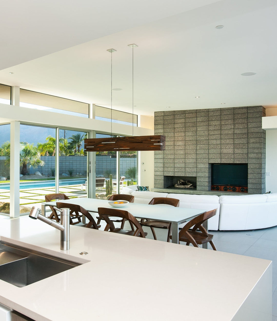 Aeris LED Linear Pendant by Cerno