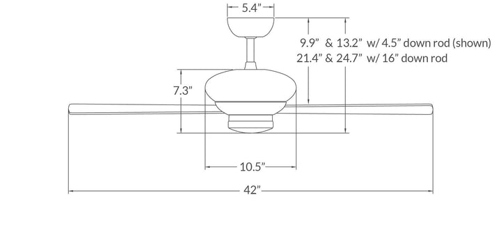 Altus Ceiling Fan by Modern Fan Co