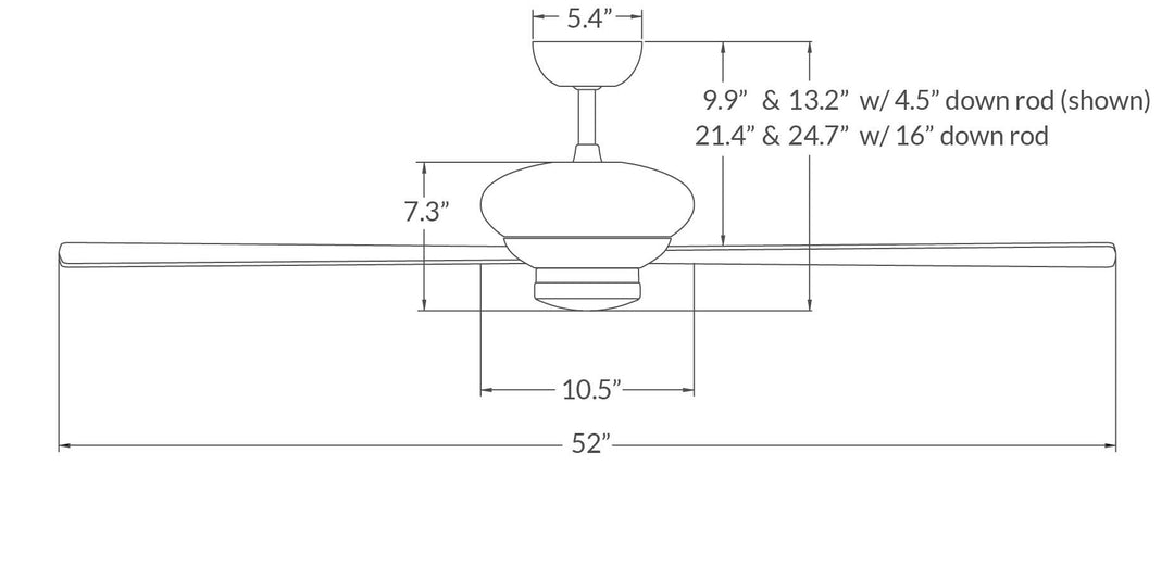 Altus Ceiling Fan by Modern Fan Co