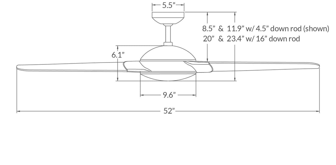 Flow Ceiling Fan by Modern Fan Co