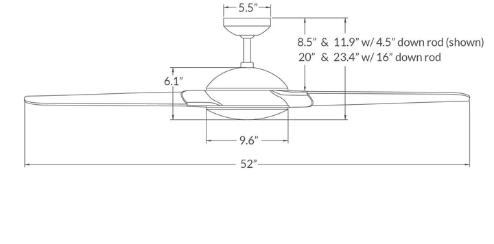 Flow Ceiling Fan by Modern Fan Co