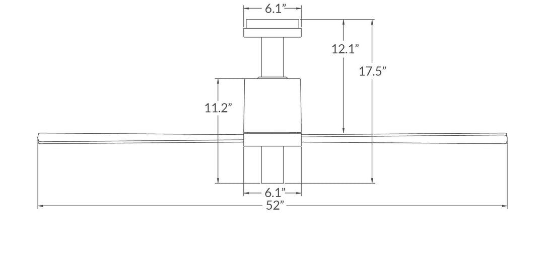 Pensi DC Ceiling Fan by Modern Fan Co