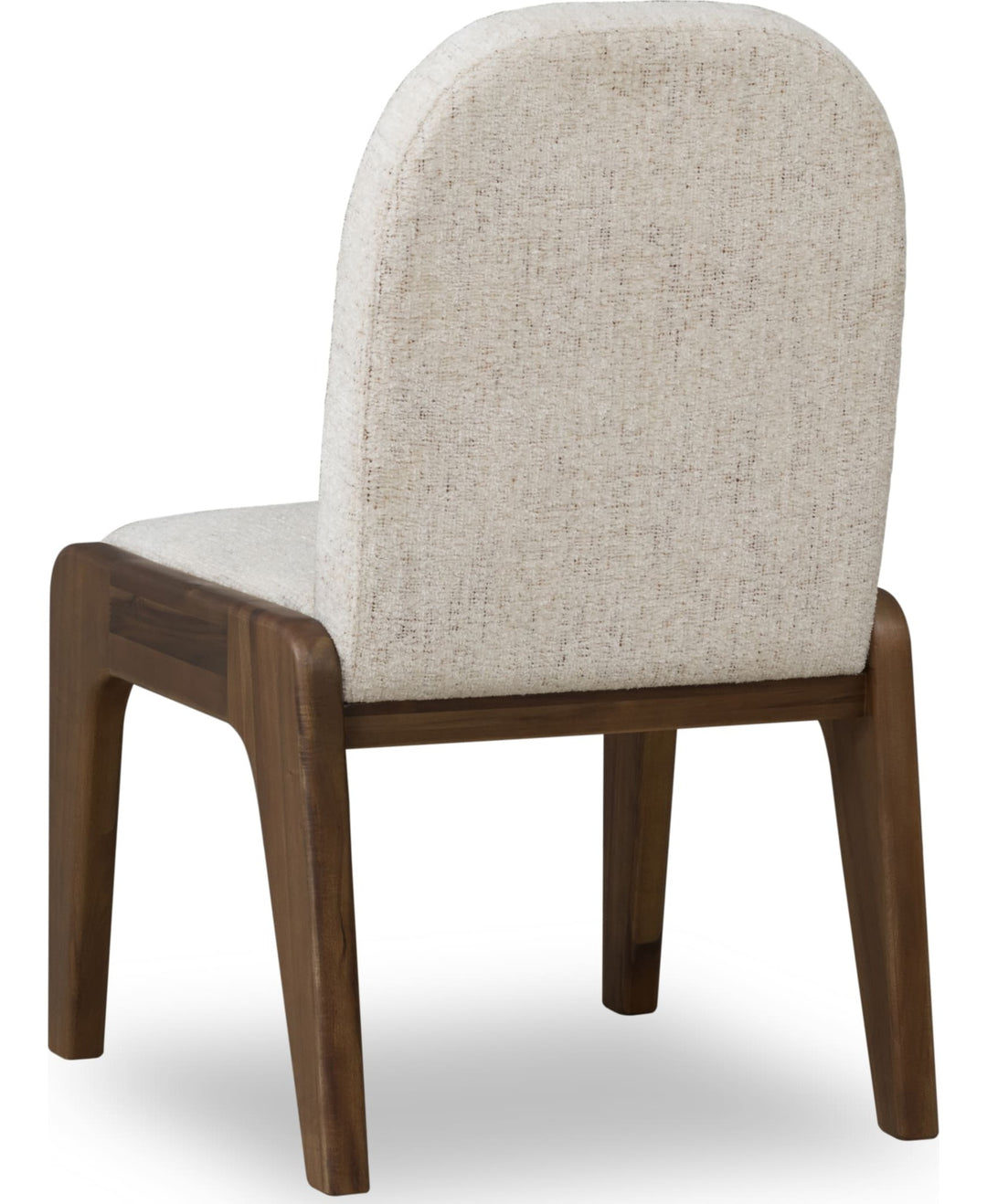 Xolani Chenille Upholstered Dining Chair in Chinchilla and Impala — product view on a white background