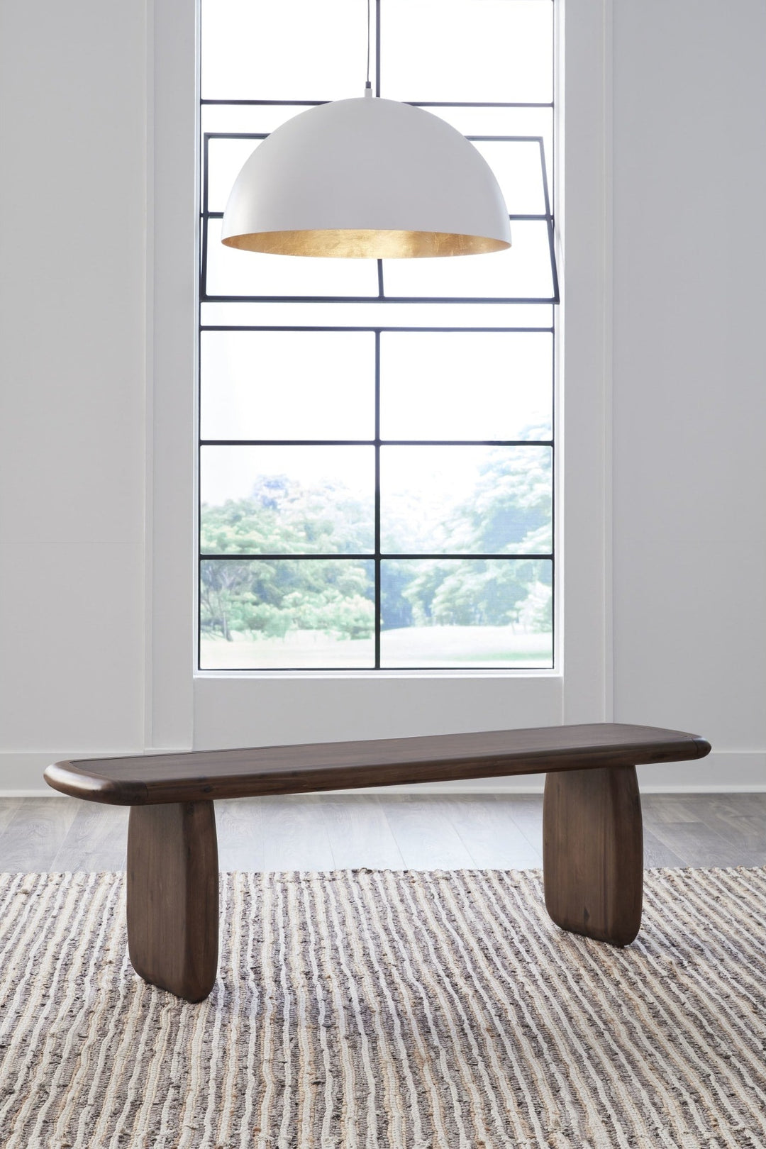 Xolani Dining Bench in Impala — lifestyle photo