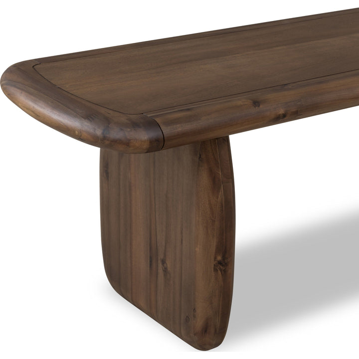 Xolani Dining Bench in Impala — product view on a white background