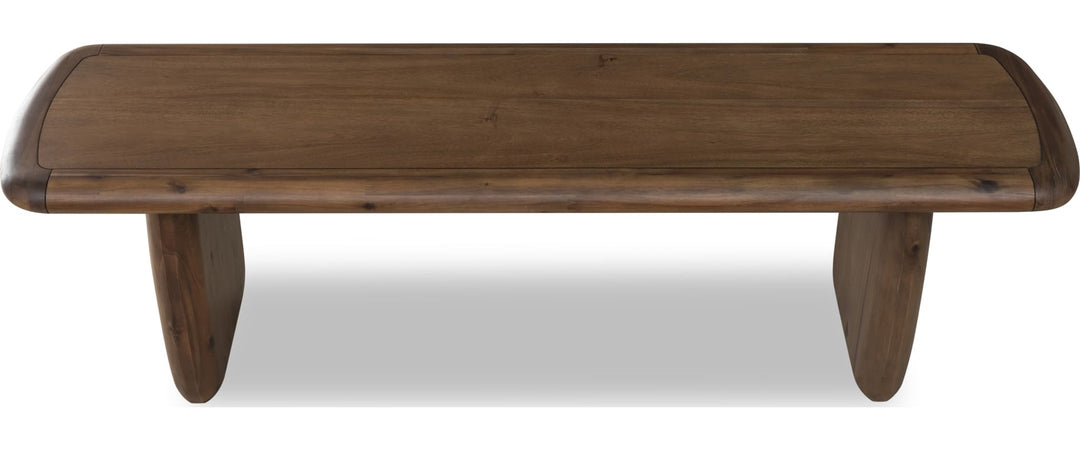 Xolani Dining Bench in Impala — product view on a white background