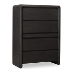 Xolani Five Drawer Chest with Jewelry Tray by Modus in Jaguar — on a white background