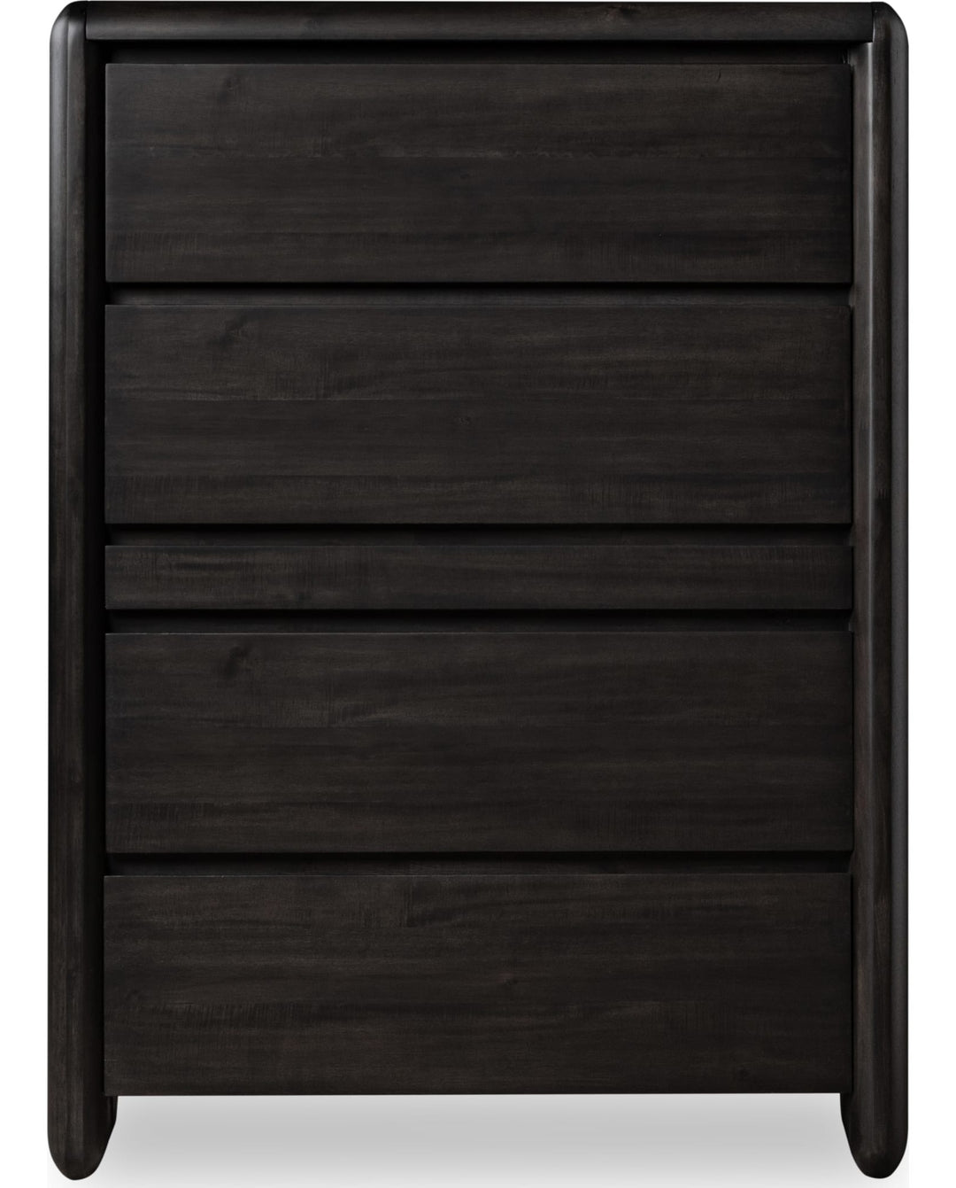 Xolani Five Drawer Chest with Jewelry Tray in Jaguar — on a white background
