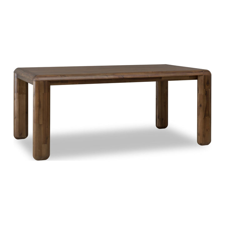 Xolani Leg Dining Table by Modus in Impala — product view on a white background