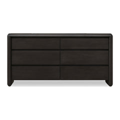 Xolani Six Drawer Dresser by Modus in Jaguar — on a white background