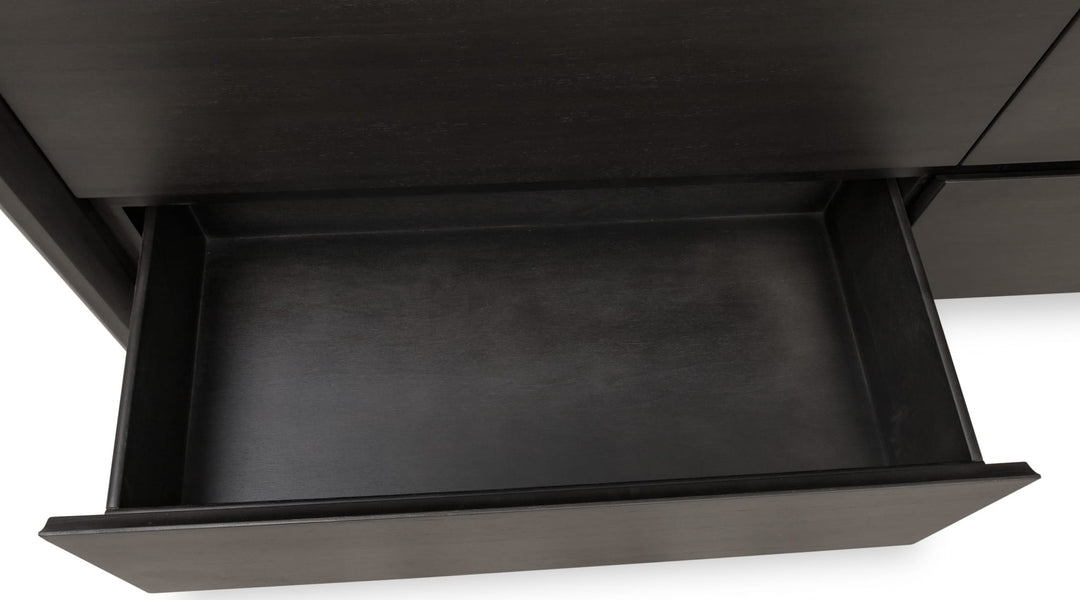 Xolani Six Drawer Dresser in Jaguar — detail view