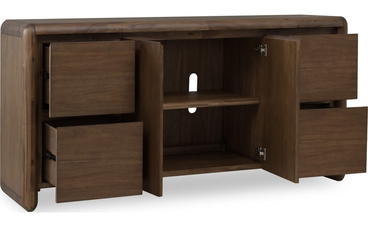 Xolani Two Door Four Drawer Sideboard in Impala — product view on a white background