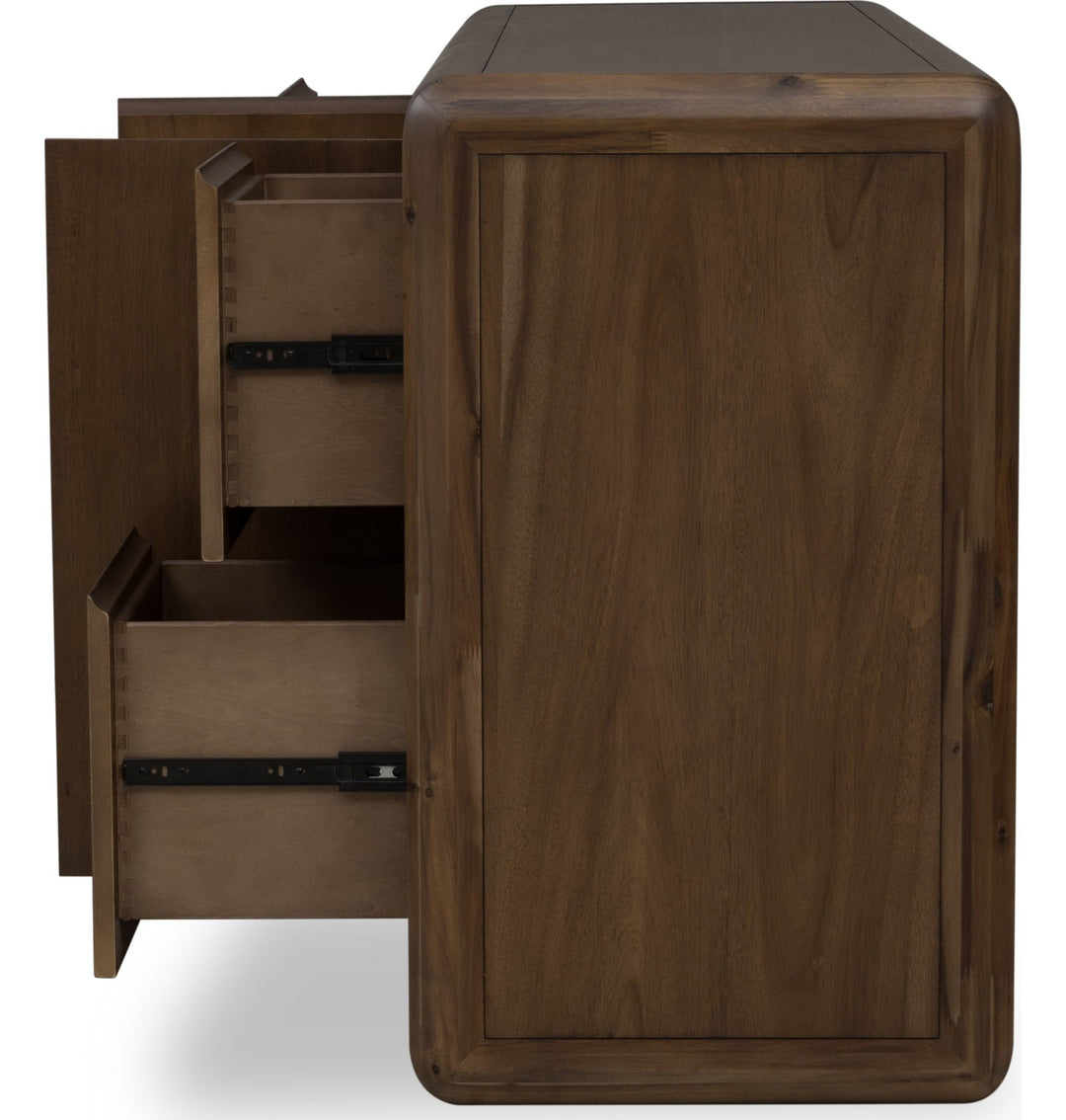Xolani Two Door Four Drawer Sideboard in Impala — product view on a white background