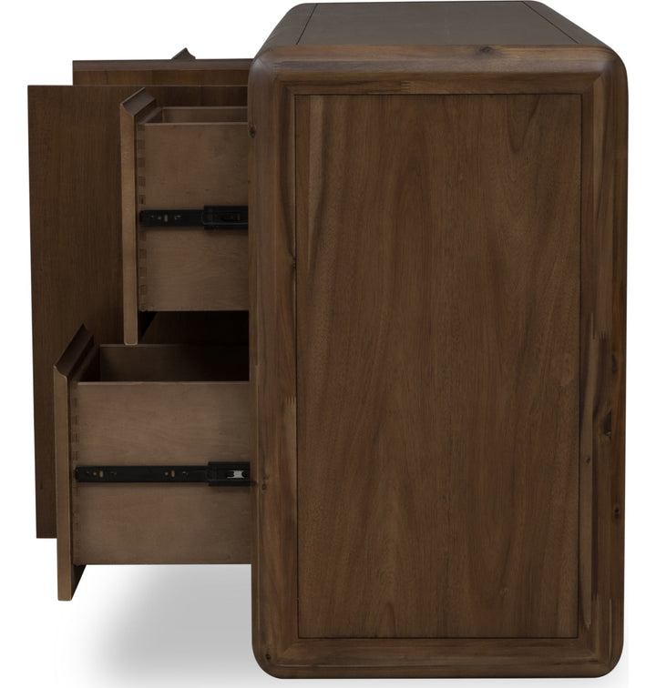 Xolani Two Door Four Drawer Sideboard in Impala — product view on a white background