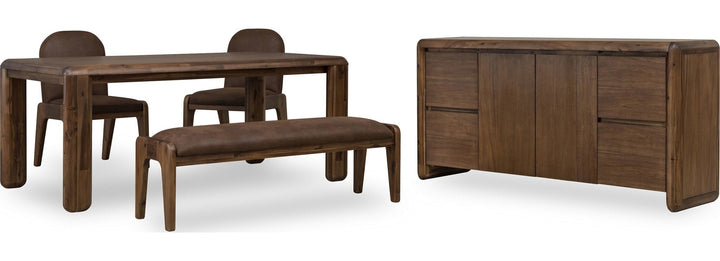 Xolani Two Door Four Drawer Sideboard in Impala — product view on a white background