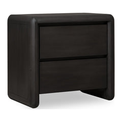 Xolani Two Drawer Nightstand by Modus in Jaguar — on a white background