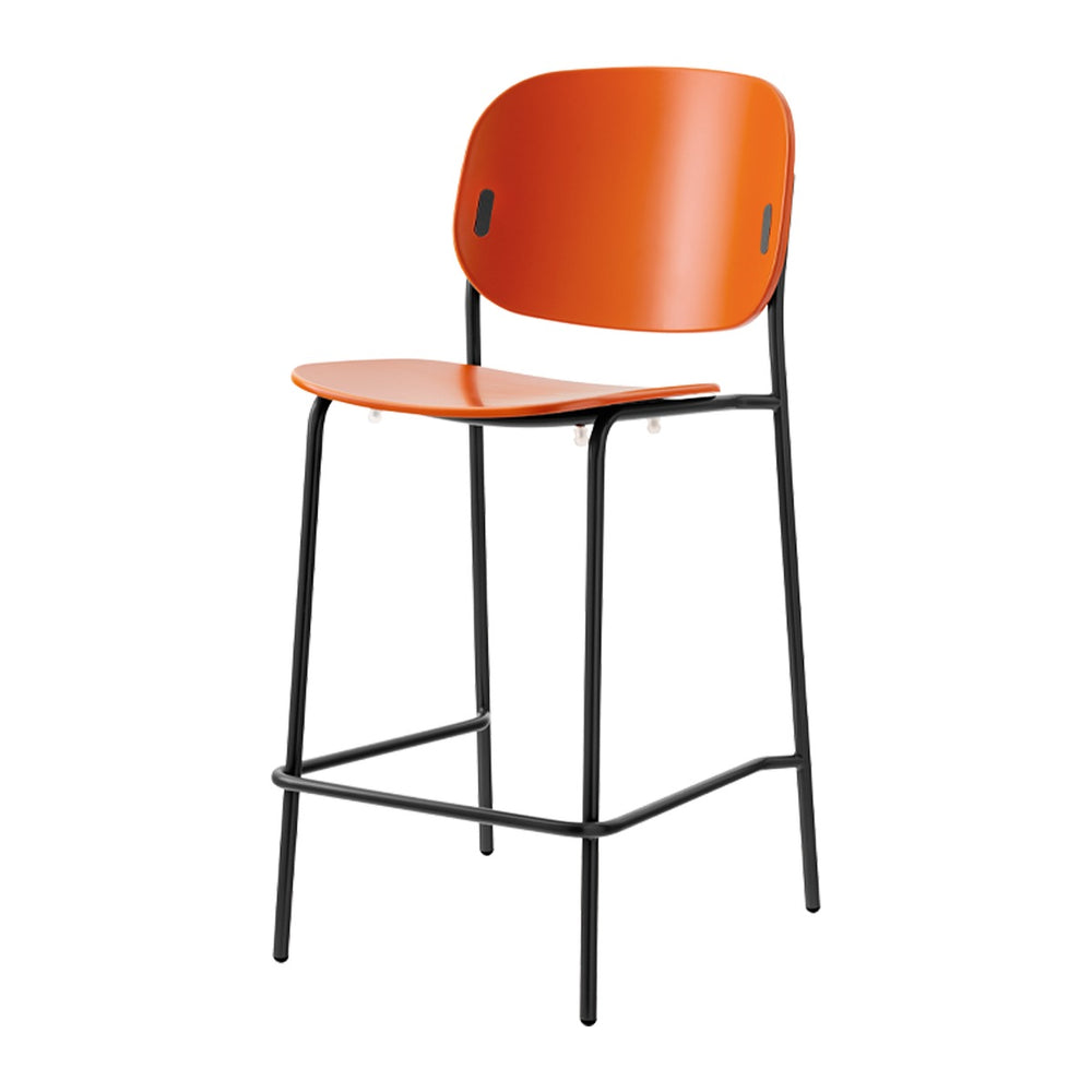 Yo! Counter Stool by Connubia finish option, white background