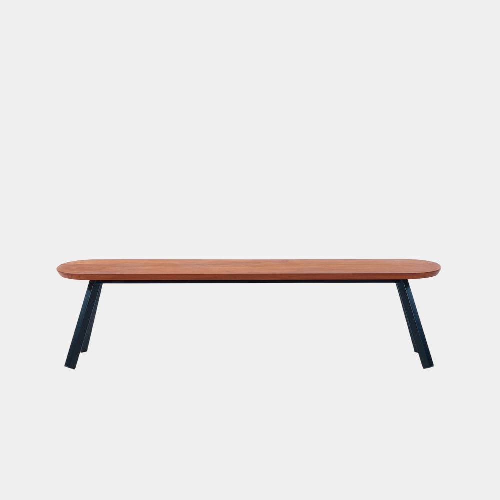You and Me Bench Color Scheme Jet Black by RS Barcelona