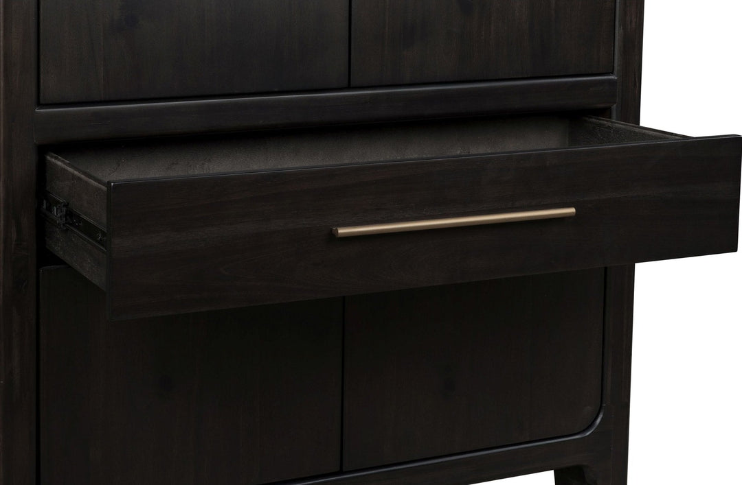 Zamba Bar Cabinet in Jaguar — lifestyle photo