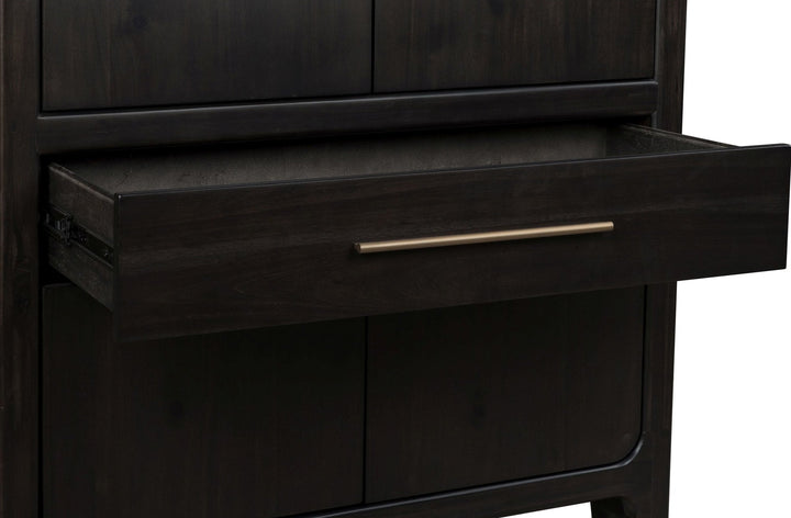 Zamba Bar Cabinet in Jaguar — lifestyle photo