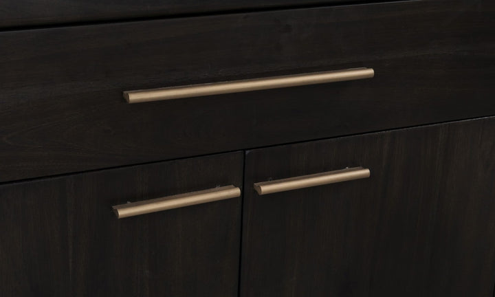 Zamba Bar Cabinet in Jaguar — lifestyle photo