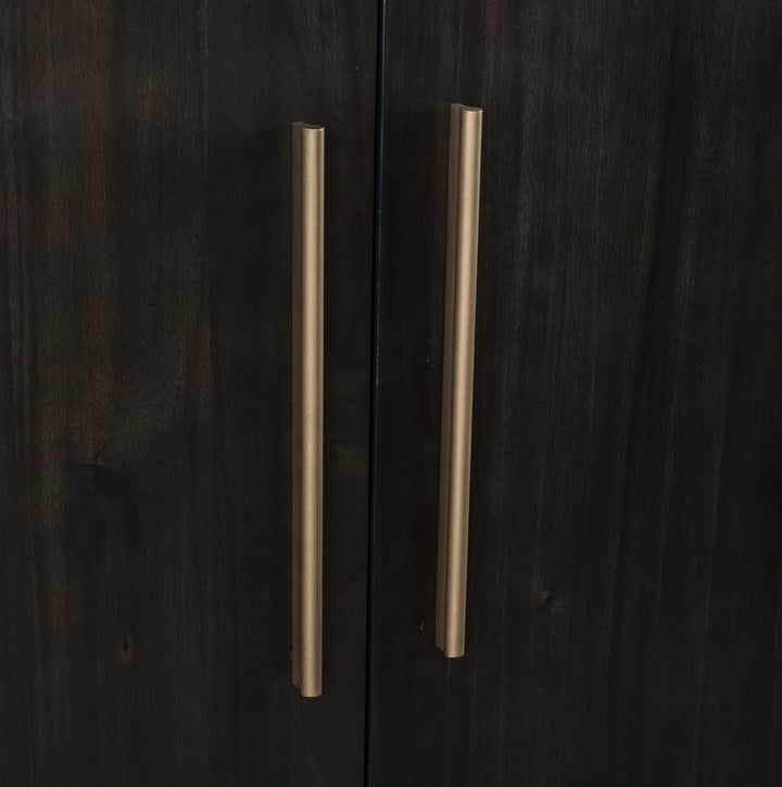 Zamba Bar Cabinet in Jaguar — lifestyle photo
